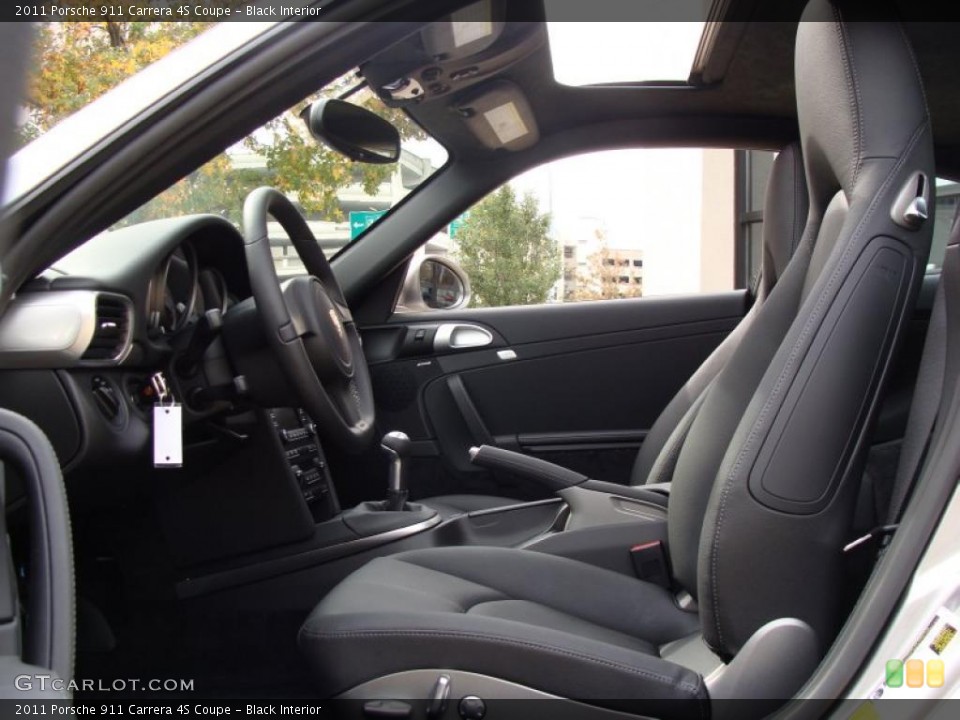 Black Interior Photo for the 2011 Porsche 911 Carrera 4S Coupe #38447436