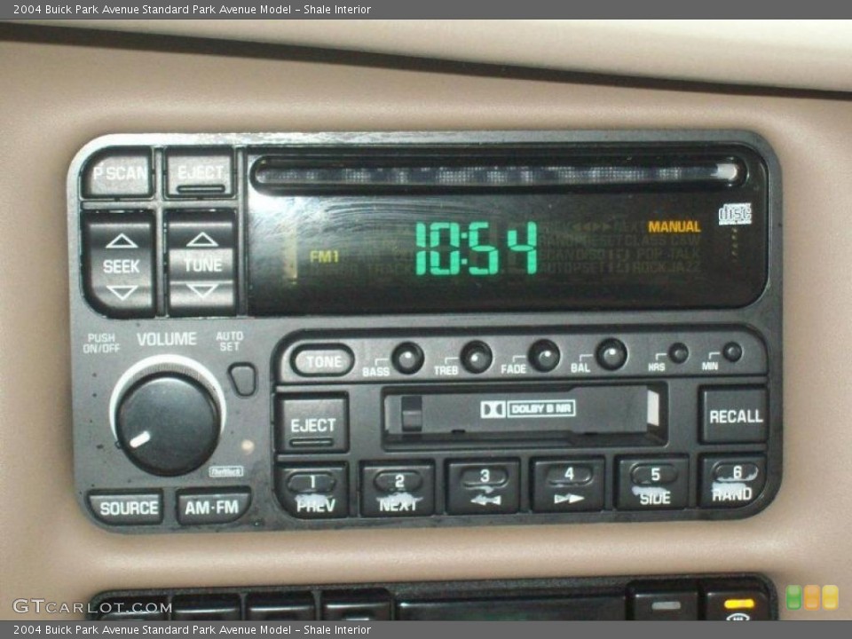 Shale Interior Controls for the 2004 Buick Park Avenue  #38448008