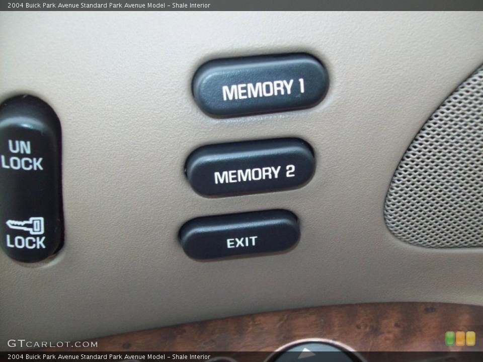 Shale Interior Controls for the 2004 Buick Park Avenue  #38448276