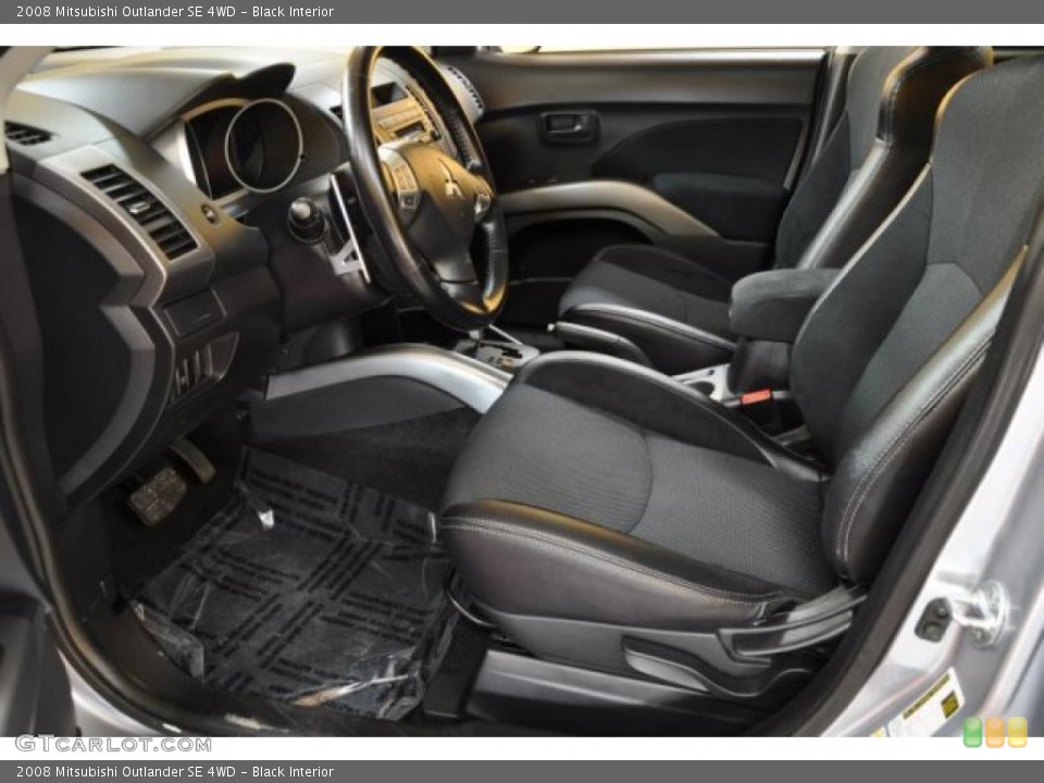 Black Interior Photo for the 2008 Mitsubishi Outlander SE 4WD #38448524