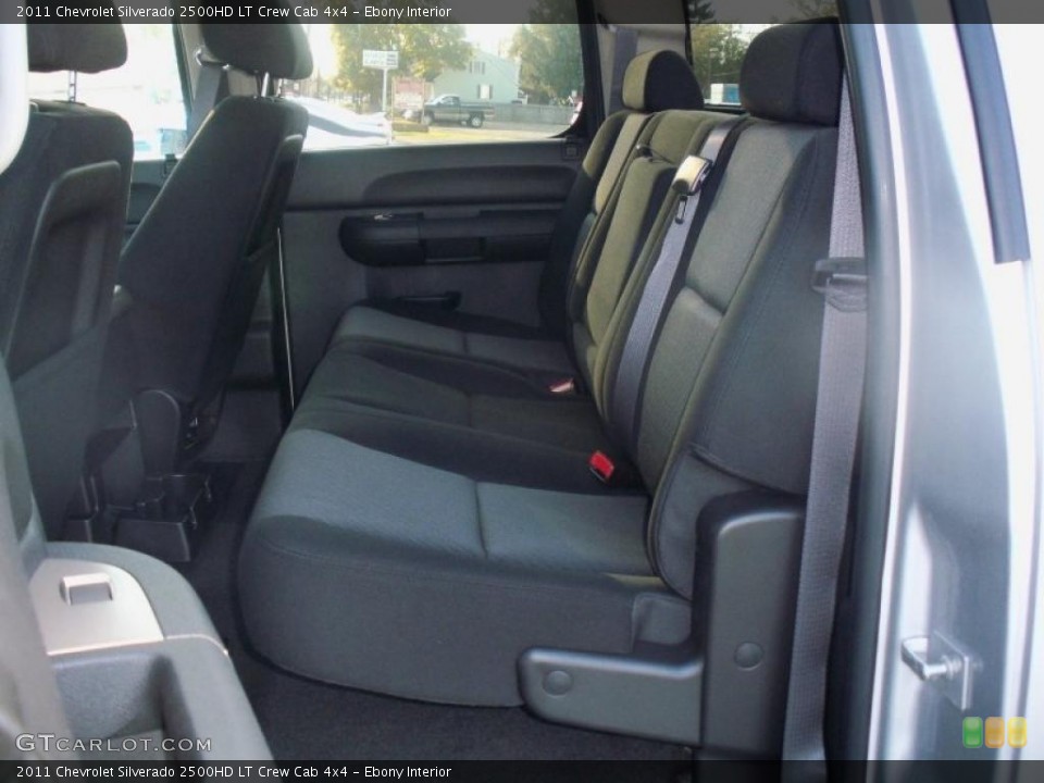 Ebony Interior Photo for the 2011 Chevrolet Silverado 2500HD LT Crew Cab 4x4 #38450332