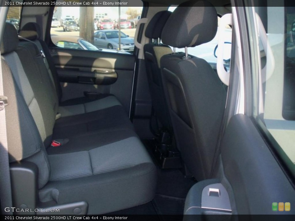 Ebony Interior Photo for the 2011 Chevrolet Silverado 2500HD LT Crew Cab 4x4 #38450400