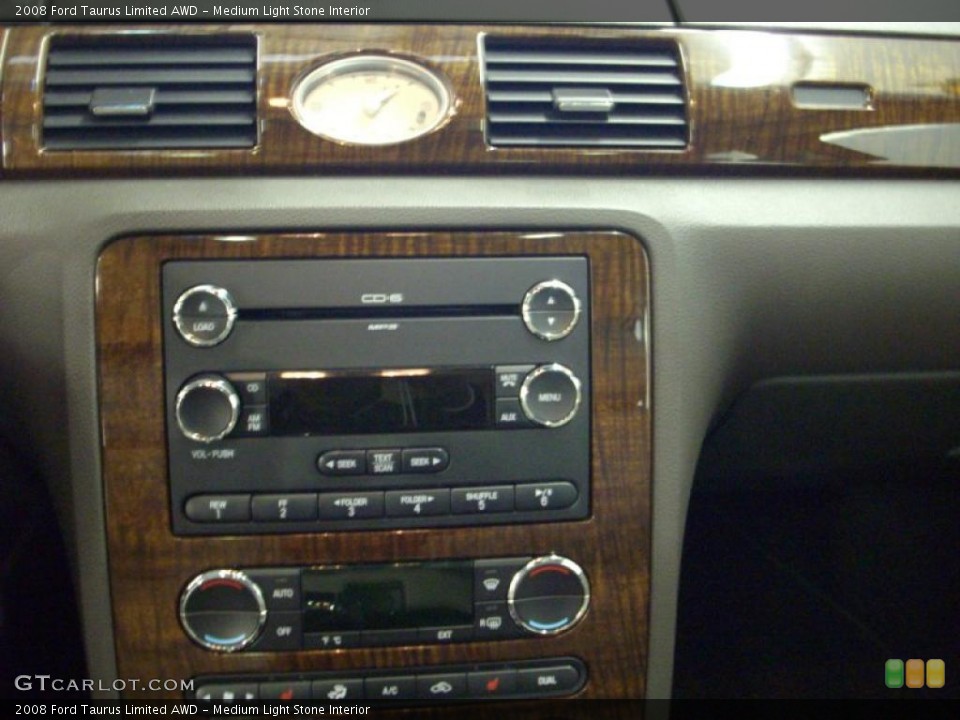 Medium Light Stone Interior Controls for the 2008 Ford Taurus Limited AWD #38450404