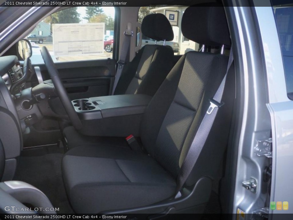 Ebony Interior Photo for the 2011 Chevrolet Silverado 2500HD LT Crew Cab 4x4 #38450488