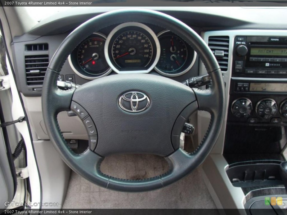 Stone Interior Steering Wheel for the 2007 Toyota 4Runner Limited 4x4 #38451156