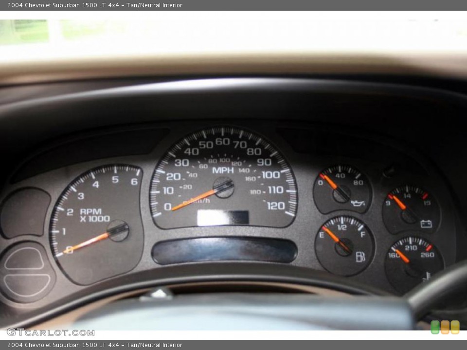 Tan/Neutral Interior Gauges for the 2004 Chevrolet Suburban 1500 LT 4x4 #38454857