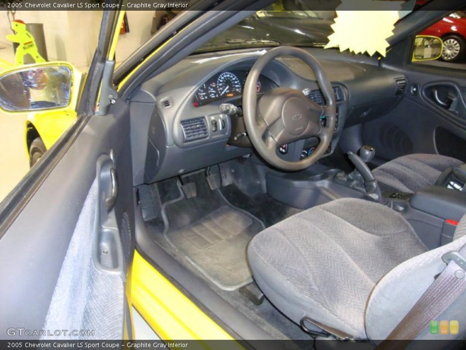 Graphite Gray Interior Prime Interior for the 2005 Chevrolet Cavalier LS Sport Coupe #38456369