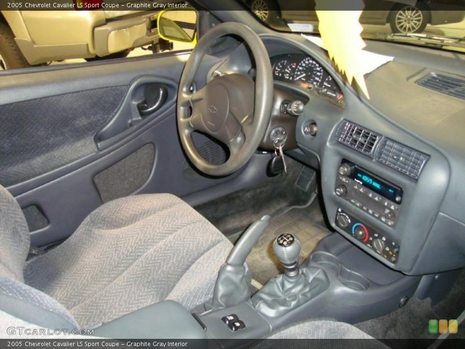 Graphite Gray Interior Dashboard for the 2005 Chevrolet Cavalier LS Sport Coupe #38456437