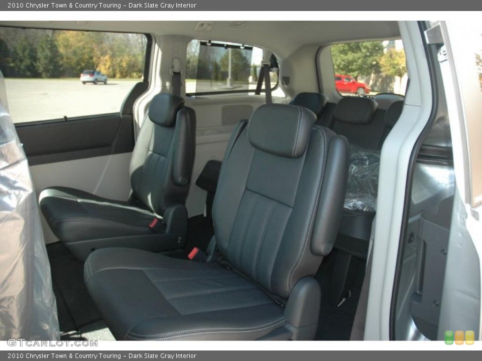 Dark Slate Gray 2010 Chrysler Town & Country Interiors