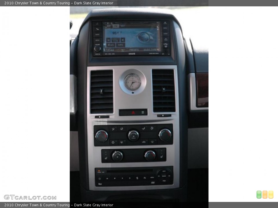 Dark Slate Gray Interior Controls for the 2010 Chrysler Town & Country Touring #38457485