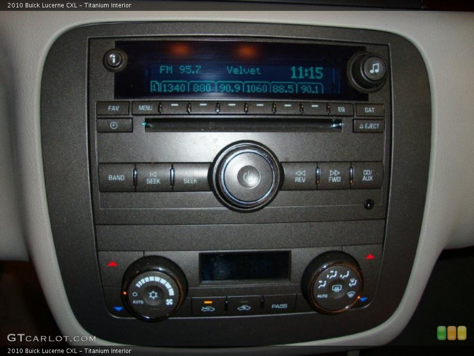 Titanium Interior Controls for the 2010 Buick Lucerne CXL #38457693