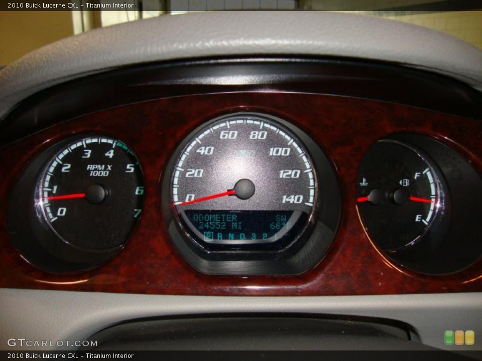 Titanium Interior Gauges for the 2010 Buick Lucerne CXL #38457729