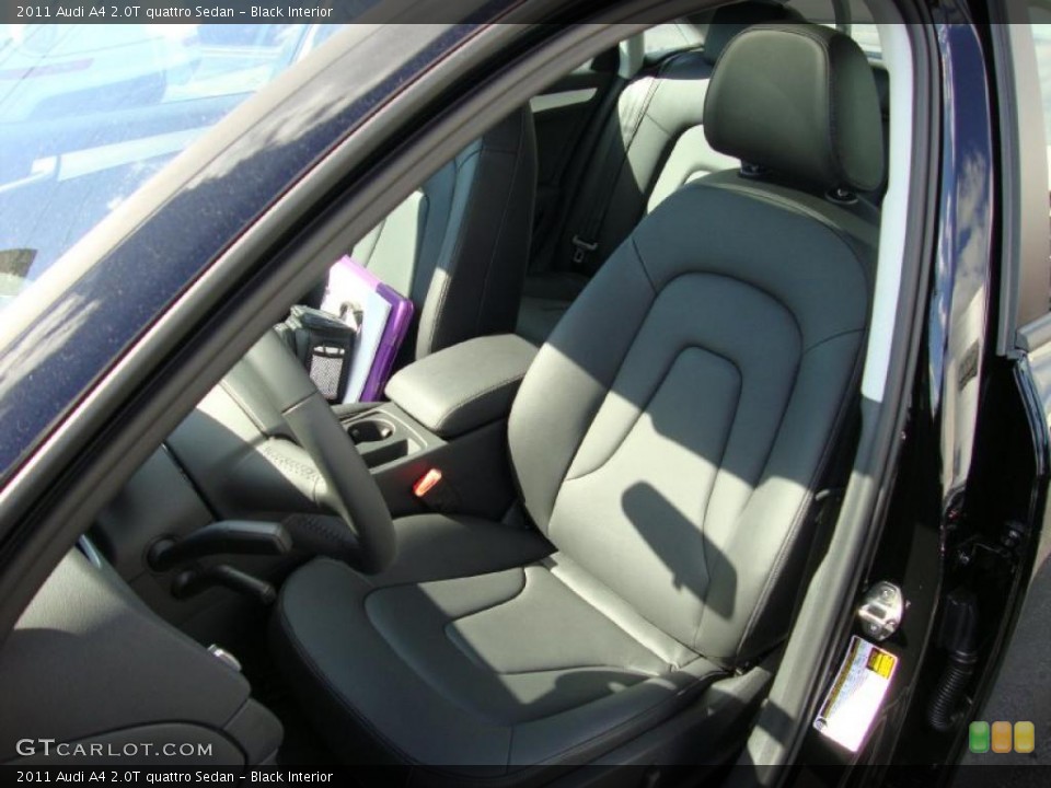 Black Interior Photo for the 2011 Audi A4 2.0T quattro Sedan #38458077