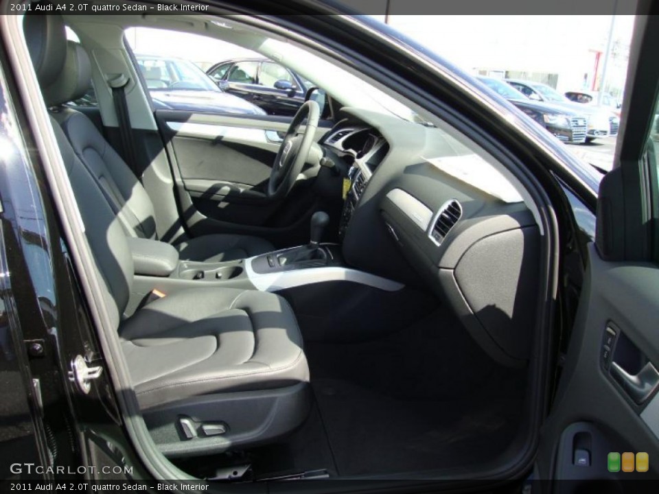 Black Interior Photo for the 2011 Audi A4 2.0T quattro Sedan #38458125