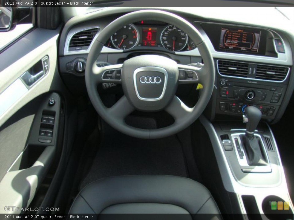 Black Interior Steering Wheel for the 2011 Audi A4 2.0T quattro Sedan #38458241