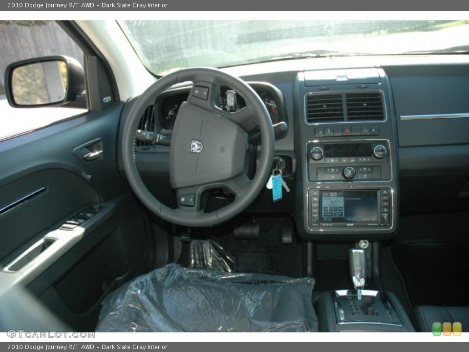 Dark Slate Gray Interior Dashboard for the 2010 Dodge Journey R/T AWD #38460313