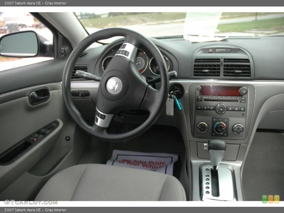 Gray Interior Dashboard for the 2007 Saturn Aura XE #38461325