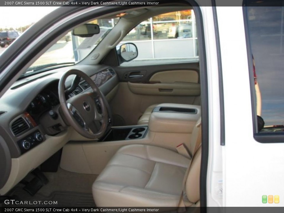 Very Dark Cashmere/Light Cashmere Interior Photo for the 2007 GMC Sierra 1500 SLT Crew Cab 4x4 #38461689