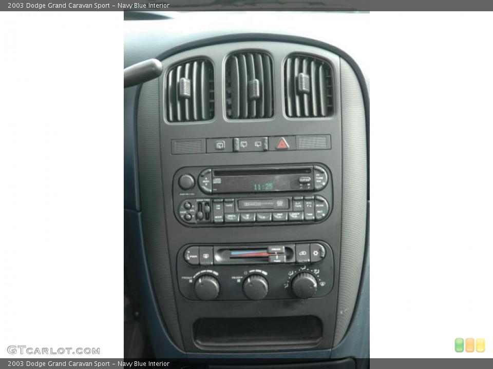 Navy Blue Interior Controls for the 2003 Dodge Grand Caravan Sport #38462161