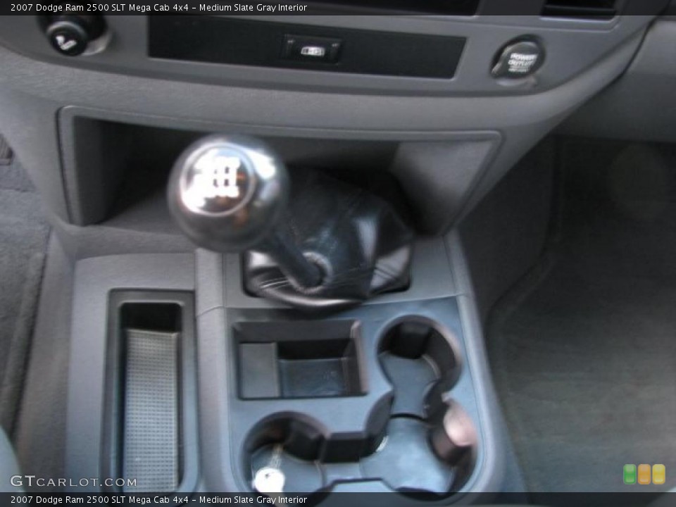 Medium Slate Gray Interior Transmission for the 2007 Dodge Ram 2500 SLT Mega Cab 4x4 #38462689