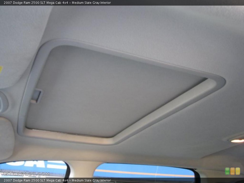 Medium Slate Gray Interior Sunroof for the 2007 Dodge Ram 2500 SLT Mega Cab 4x4 #38462701