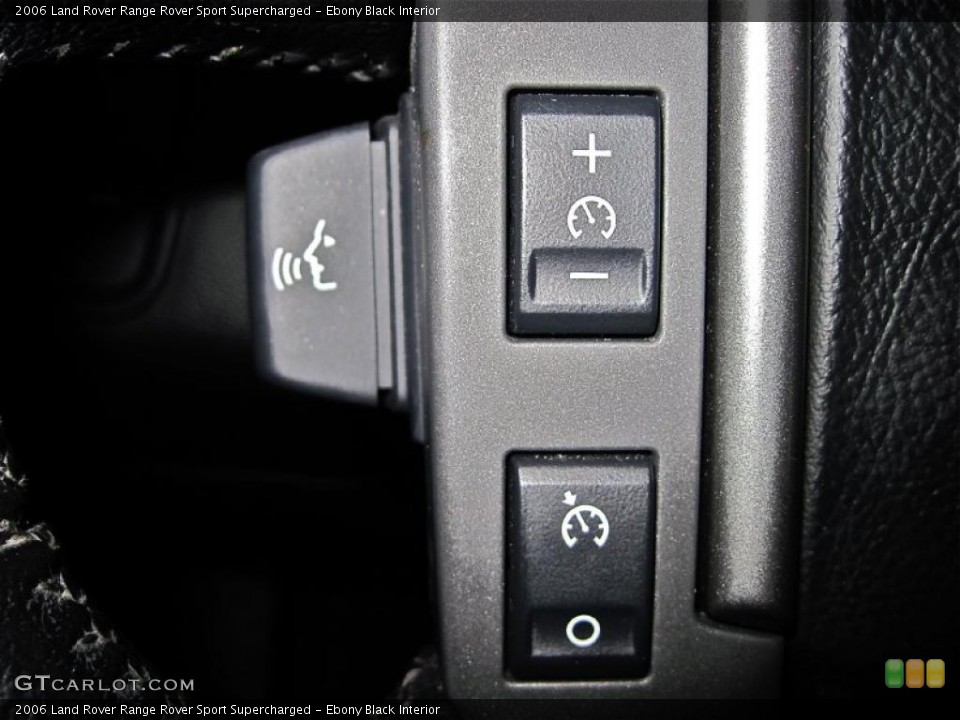 Ebony Black Interior Controls for the 2006 Land Rover Range Rover Sport Supercharged #38463001