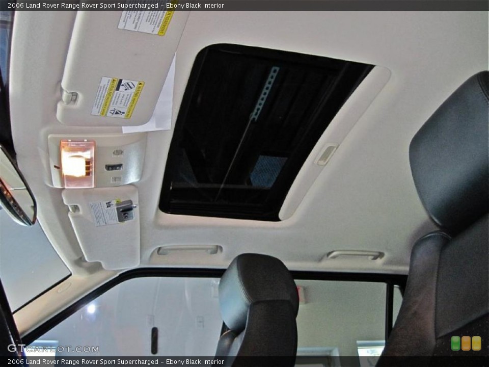 Ebony Black Interior Sunroof for the 2006 Land Rover Range Rover Sport Supercharged #38463221
