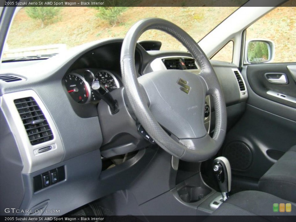 Black Interior Photo for the 2005 Suzuki Aerio SX AWD Sport Wagon #38464649