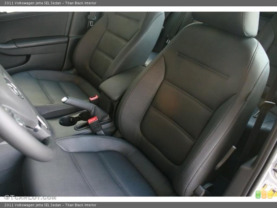 Titan Black Interior Photo for the 2011 Volkswagen Jetta SEL Sedan #38465765