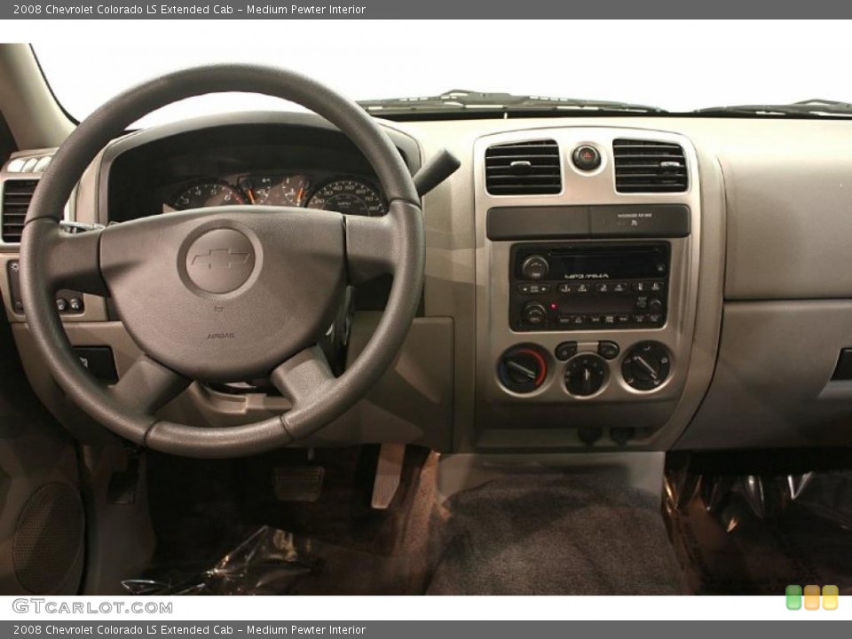 Medium Pewter Interior Dashboard for the 2008 Chevrolet Colorado LS Extended Cab #38465817
