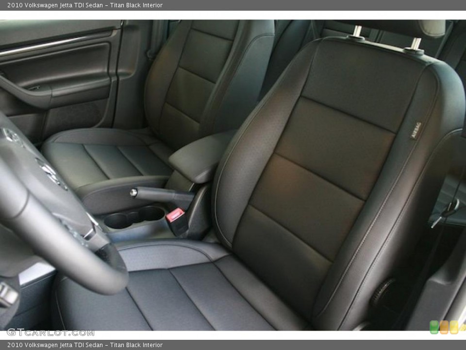 Titan Black Interior Photo for the 2010 Volkswagen Jetta TDI Sedan #38466941