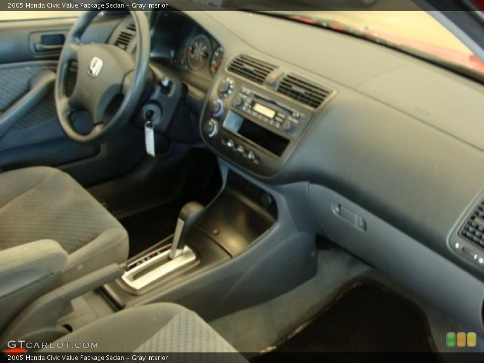 Gray Interior Photo for the 2005 Honda Civic Value Package Sedan #38467009