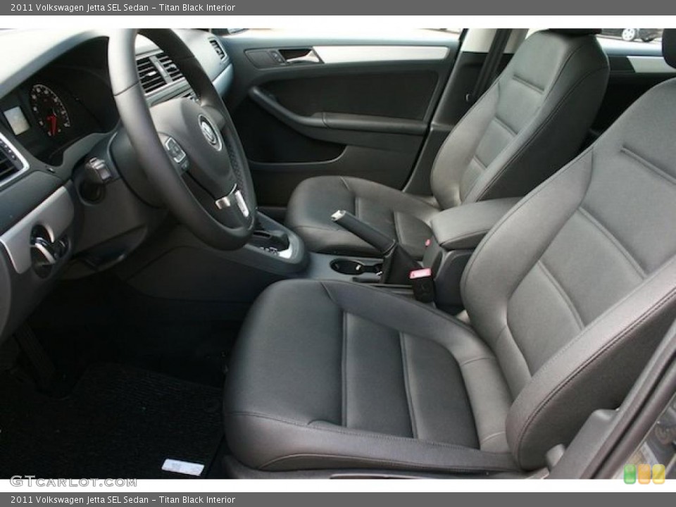 Titan Black Interior Prime Interior for the 2011 Volkswagen Jetta SEL Sedan #38467877