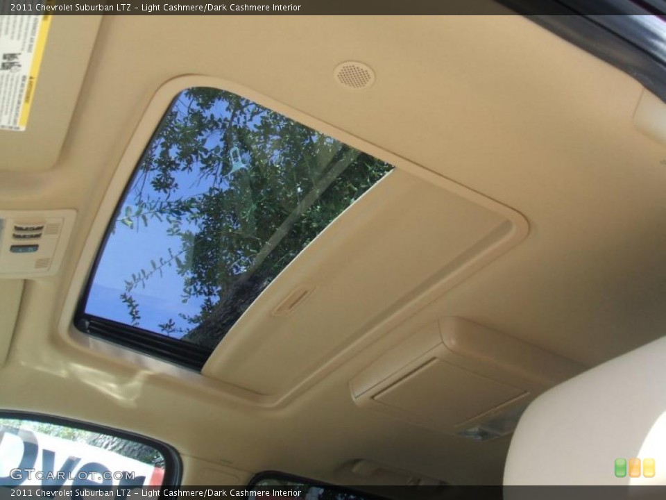 Light Cashmere/Dark Cashmere Interior Sunroof for the 2011 Chevrolet Suburban LTZ #38468193