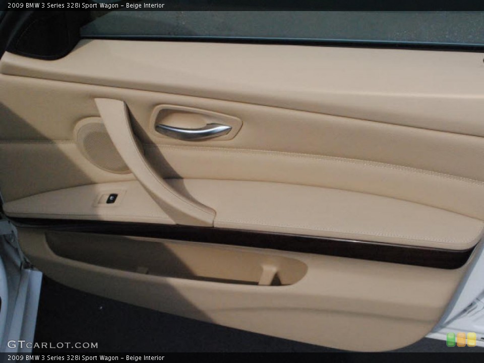 Beige Interior Door Panel for the 2009 BMW 3 Series 328i Sport Wagon #38469281