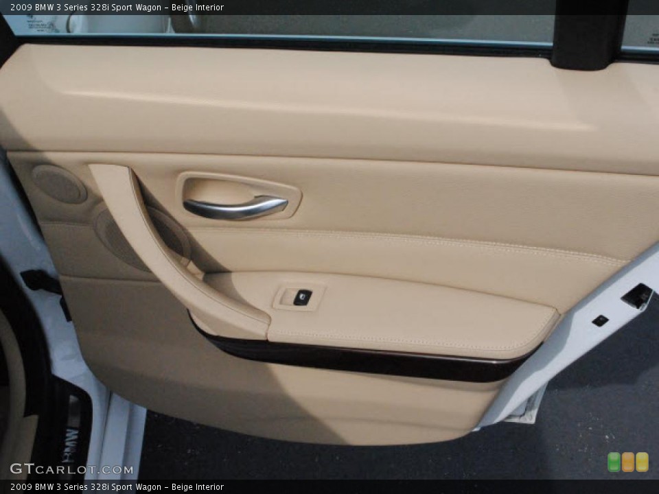 Beige Interior Door Panel for the 2009 BMW 3 Series 328i Sport Wagon #38469305