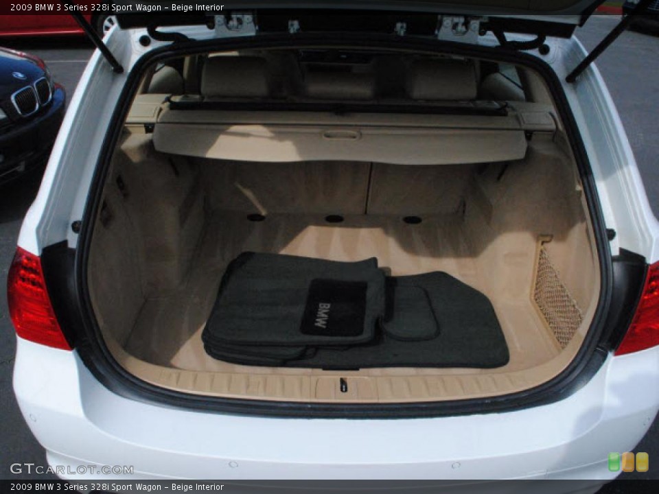 Beige Interior Trunk for the 2009 BMW 3 Series 328i Sport Wagon #38469341