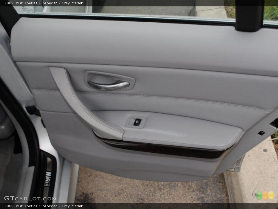Grey Interior Door Panel for the 2009 BMW 3 Series 335i Sedan #38469597