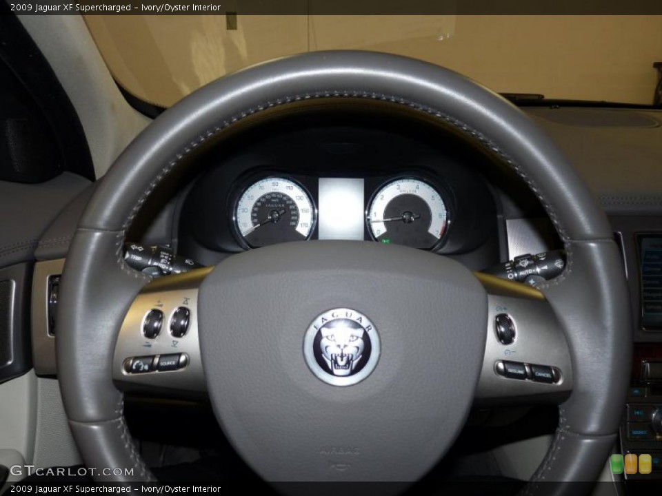 Ivory/Oyster Interior Steering Wheel for the 2009 Jaguar XF Supercharged #38470229