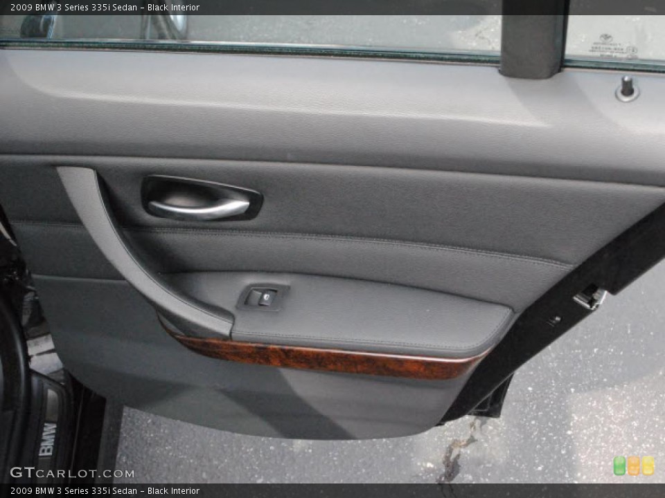 Black Interior Door Panel for the 2009 BMW 3 Series 335i Sedan #38470565