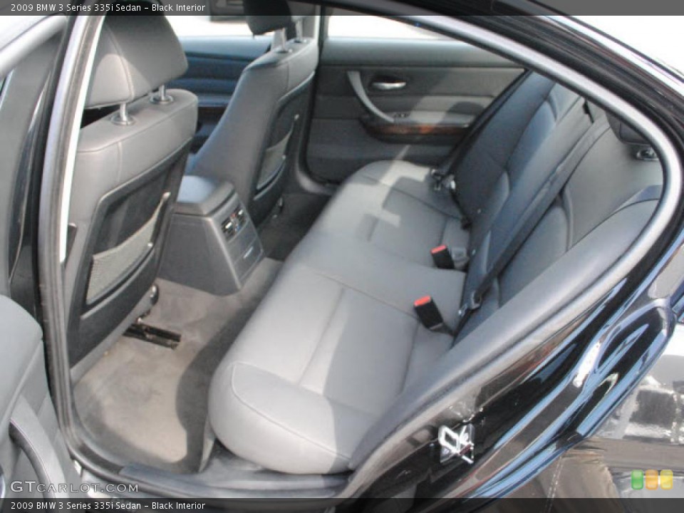 Black Interior Photo for the 2009 BMW 3 Series 335i Sedan #38470649