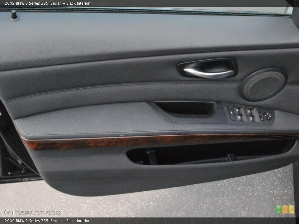 Black Interior Door Panel for the 2009 BMW 3 Series 335i Sedan #38470681