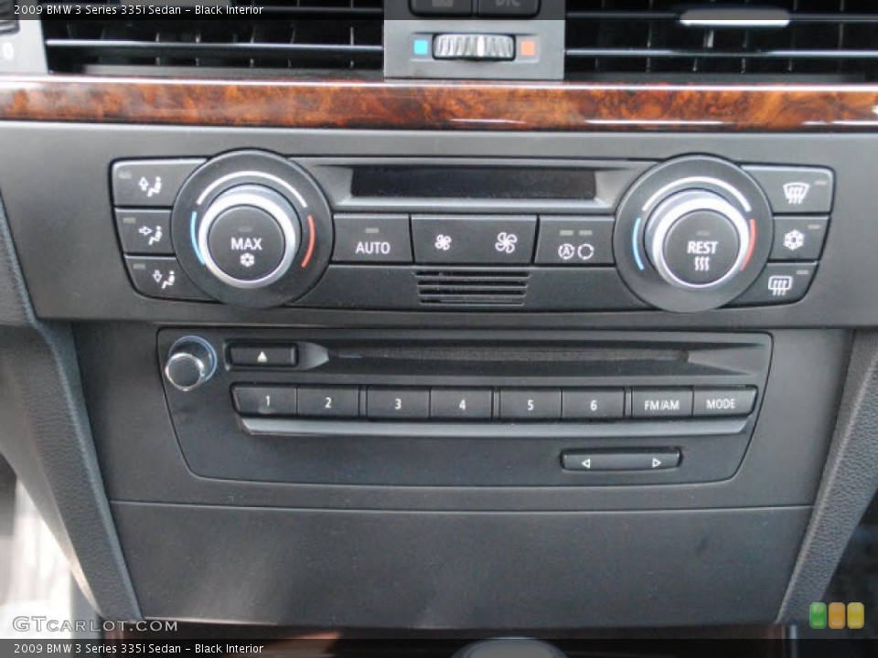 Black Interior Controls for the 2009 BMW 3 Series 335i Sedan #38470753
