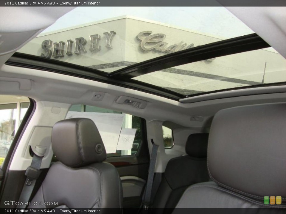 Ebony/Titanium Interior Sunroof for the 2011 Cadillac SRX 4 V6 AWD #38471565