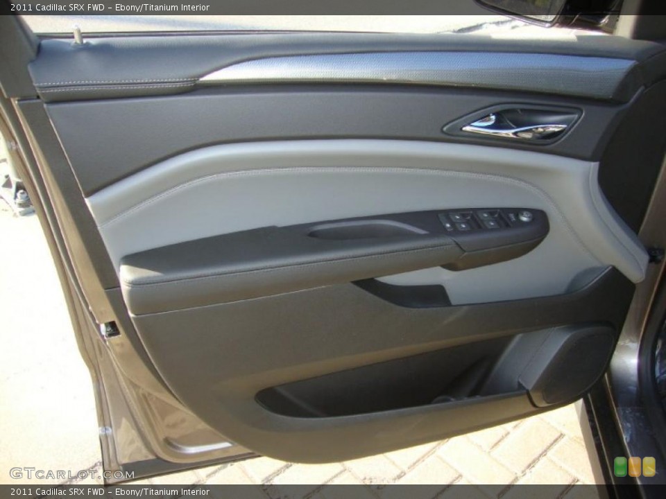 Ebony/Titanium Interior Door Panel for the 2011 Cadillac SRX FWD #38471745