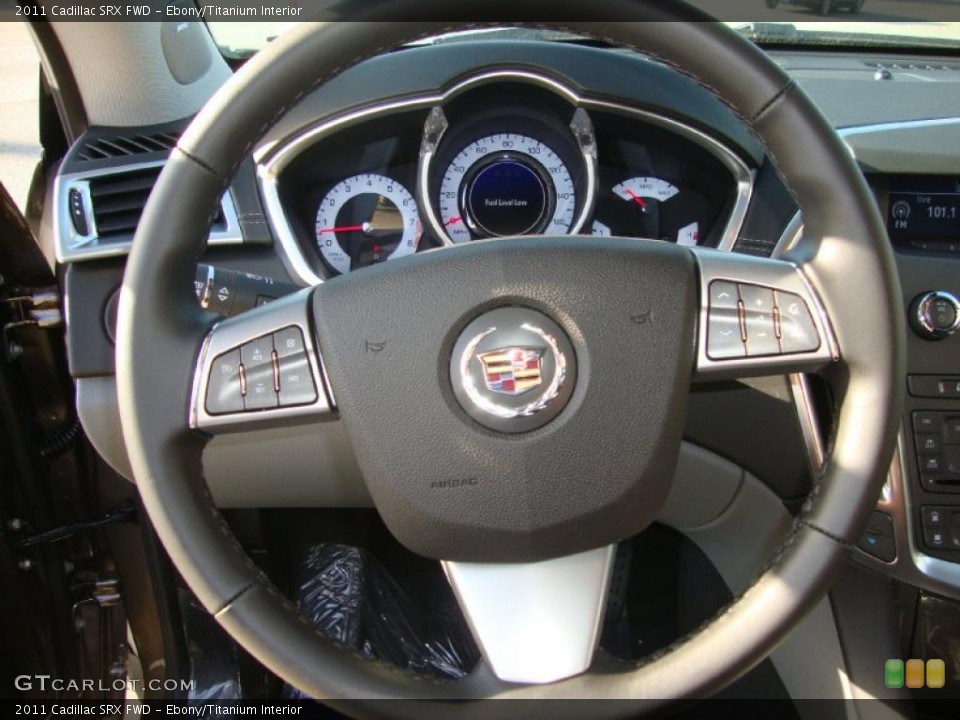 Ebony/Titanium Interior Steering Wheel for the 2011 Cadillac SRX FWD #38471785