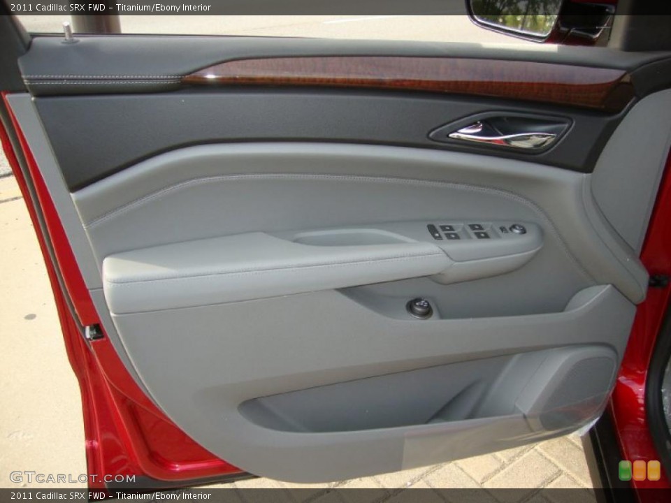 Titanium/Ebony Interior Door Panel for the 2011 Cadillac SRX FWD #38471917
