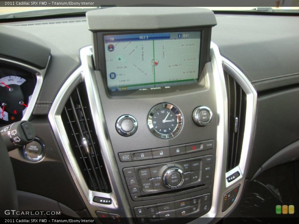 Titanium/Ebony Interior Navigation for the 2011 Cadillac SRX FWD #38471961