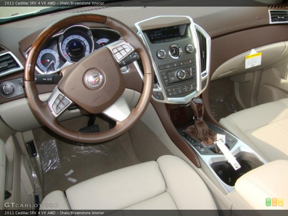 Shale/Brownstone Interior Dashboard for the 2011 Cadillac SRX 4 V6 AWD #38472061