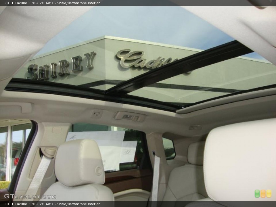 Shale/Brownstone Interior Sunroof for the 2011 Cadillac SRX 4 V6 AWD #38472089